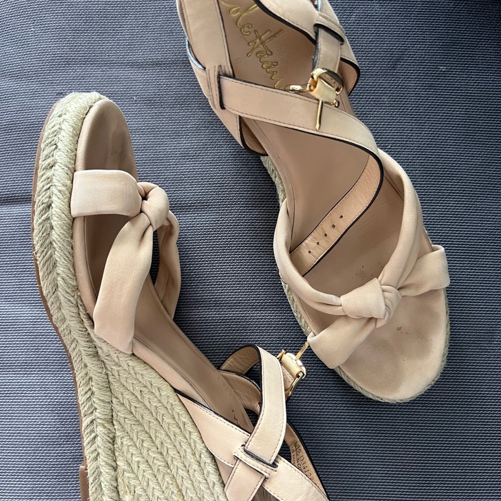 Cole Haan Women's Cream Wedge Sandals - Cloudfeel by Nike Air